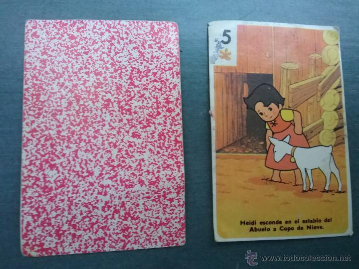 Coleccionismo cromos antiguos: ANTIGUO RARO 6,5 CM CROMO - CARTA HEIDI