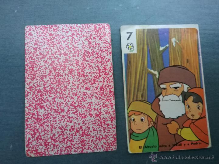 Coleccionismo cromos antiguos: ANTIGUO RARO 6,5 CM CROMO - CARTA HEIDI