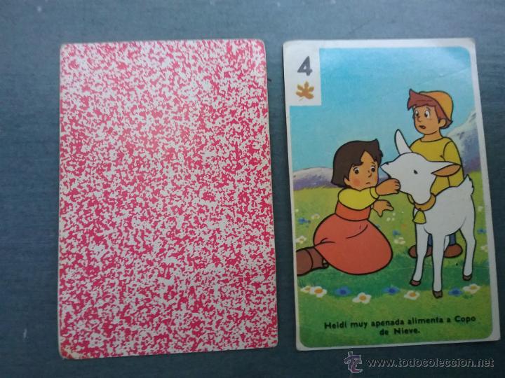 Coleccionismo cromos antiguos: ANTIGUO RARO 6,5 CM CROMO - CARTA HEIDI
