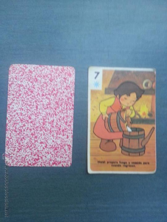 Coleccionismo cromos antiguos: ANTIGUO RARO 6,5 CM CROMO - CARTA HEIDI