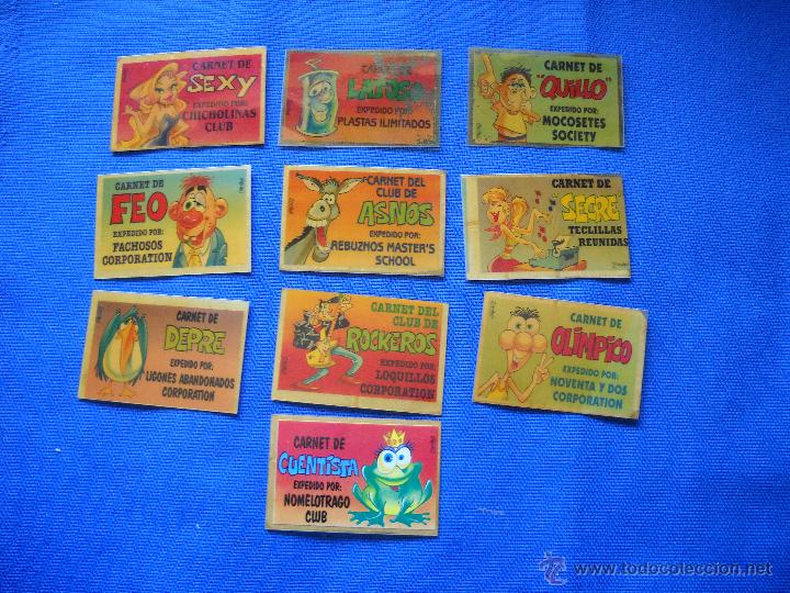 Coleccionismo Cromos antiguos: LOTE CON 10 BOLLY CARNET DE BOLLYCAO - 2 SIN PARTE DE DETRAS - VER FOTOS