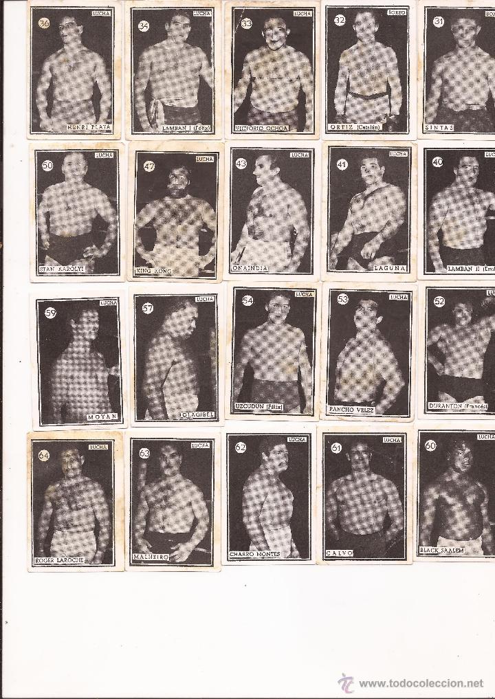 Coleccionismo cromos antiguos: 39 CROMOS BOXEO / A&Ntilde;OS 50 - Foto 2