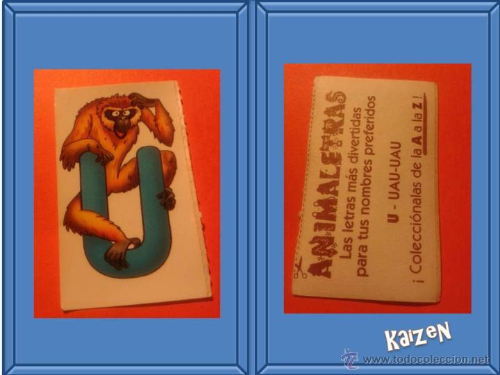 Sammeln alte Sammelbilder: CROMO BOLLYCAO FAUNA EN PELIGRO ANIMALETRAS 1995: U
