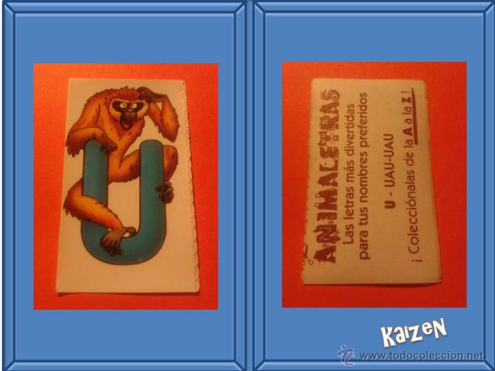 Sammeln alte Sammelbilder: CROMO BOLLYCAO FAUNA EN PELIGRO ANIMALETRAS 1995: U