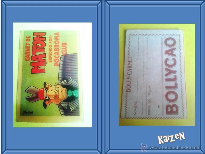 Sammeln alte Sammelbilder: BOLLY-CARNETS - BOLLYCAO A&Ntilde;O 1989: CARNET DE MATON