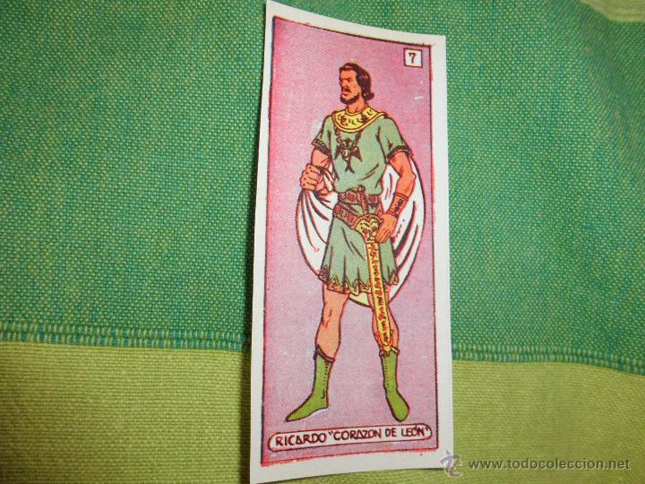 Coleccionismo cromos antiguos: CROMO EL CABALLERO ENIGMA N&ordm; 7 RICARDO CORAZON DE LEON - Foto 1