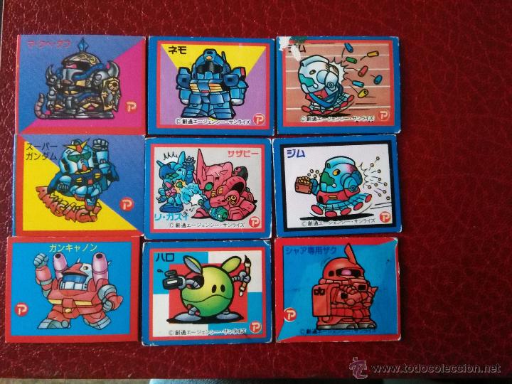 Coleccionismo cromos antiguos: gundam imanes - Foto 1