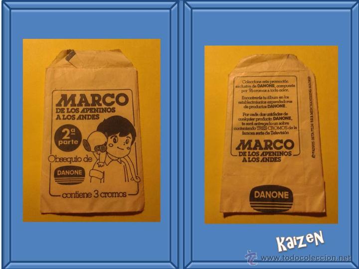Sammeln alte Sammelbilder: SOBRE VAC&Iacute;O. MARCO: DE LOS APENINOS A LOS ANDES, 2&ordm; PARTE. DANONE