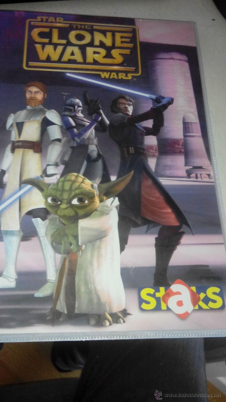 Collectionnisme Cartes &agrave; collectionner anciennes: CLONE WARS - STAR WARS - STAKS - IMANES - 2008 -lote o sueltos
