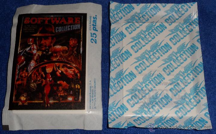 Coleccionismo cromos antiguos: Software Collection - Sobre de cromos sin abrir - Micro Hobby - &iexcl;Raro! - Foto 1