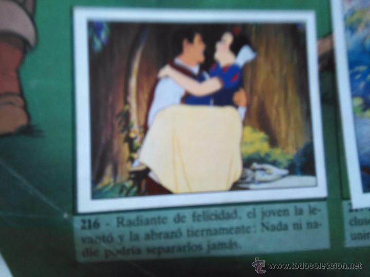 Collezionismo Figurine antiche: BLANCANIEVES DISNEY PANINI 216