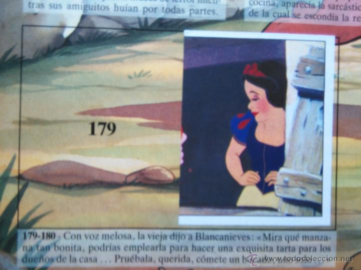 Collezionismo Figurine antiche: BLANCANIEVES DISNEY PANINI 180