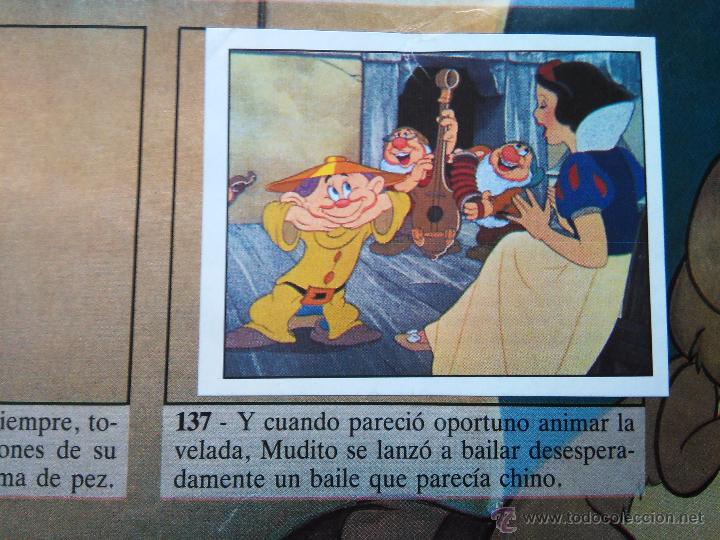 Collezionismo Figurine antiche: BLANCANIEVES DISNEY PANINI 137