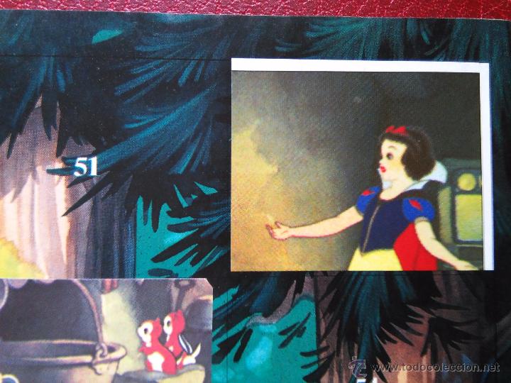 Collezionismo Figurine antiche: BLANCANIEVES DISNEY PANINI 52