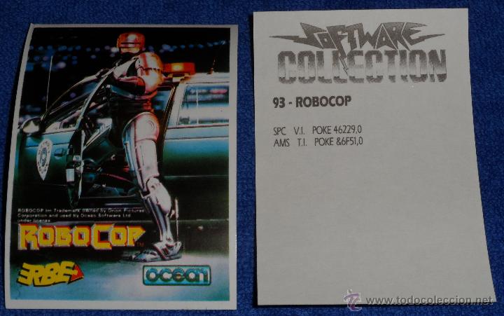 Coleccionismo cromos antiguos: Robocop - Software Collection - Micro Hobby &iexcl;Impecable! - Foto 1