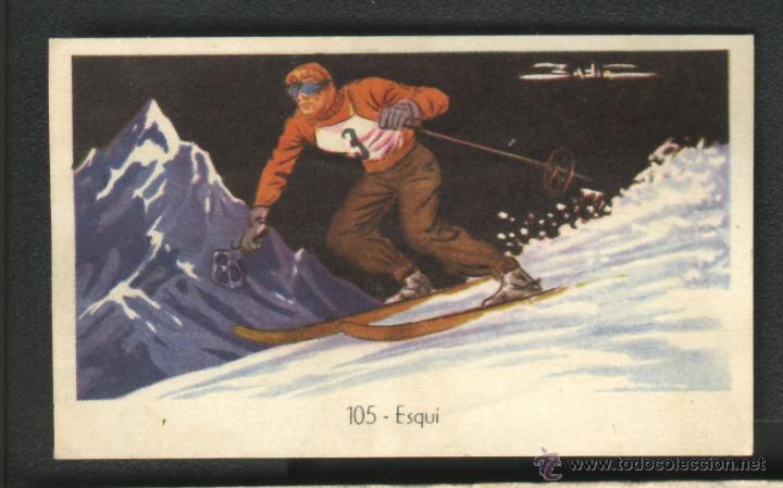 Coleccionismo cromos antiguos: ESQUI N&ordm; 105  -&iquest;EDITORIAL RUIZ ROMERO?