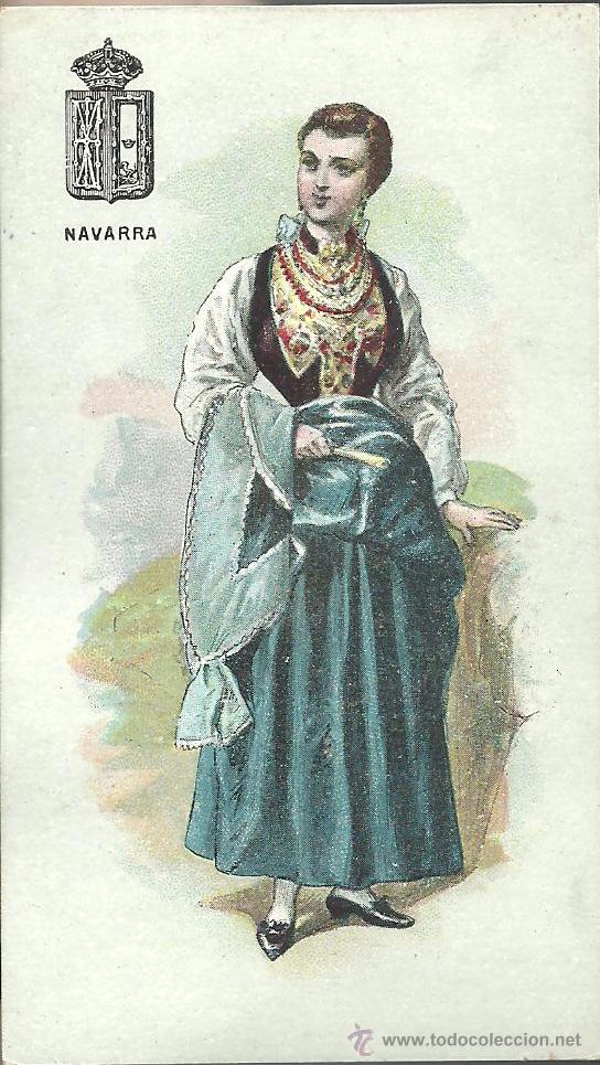 Coleccionismo cromos antiguos: CROMO DE NAVARRA - MUJER CAMPESINA - Foto 1