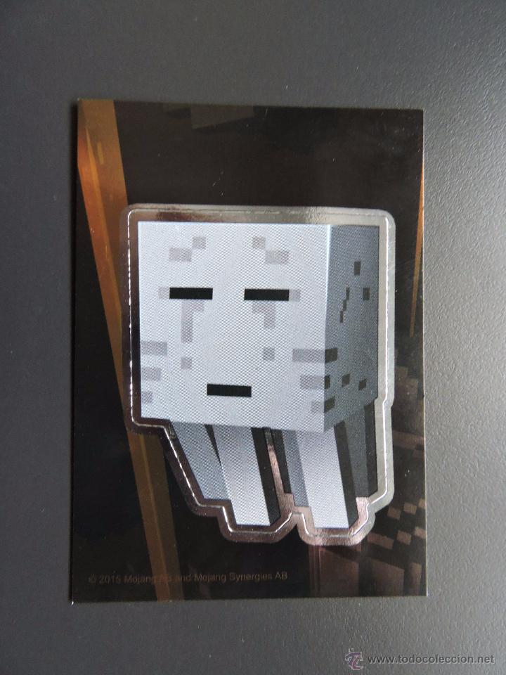 Coleccionismo cromos antiguos: CROMO - MINECRAFT STICKER - GHAST - Foto 1