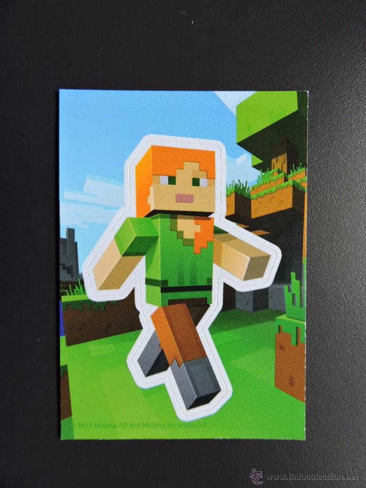 Coleccionismo cromos antiguos: CROMO - MINECRAFT STICKER - ALEX - Foto 1