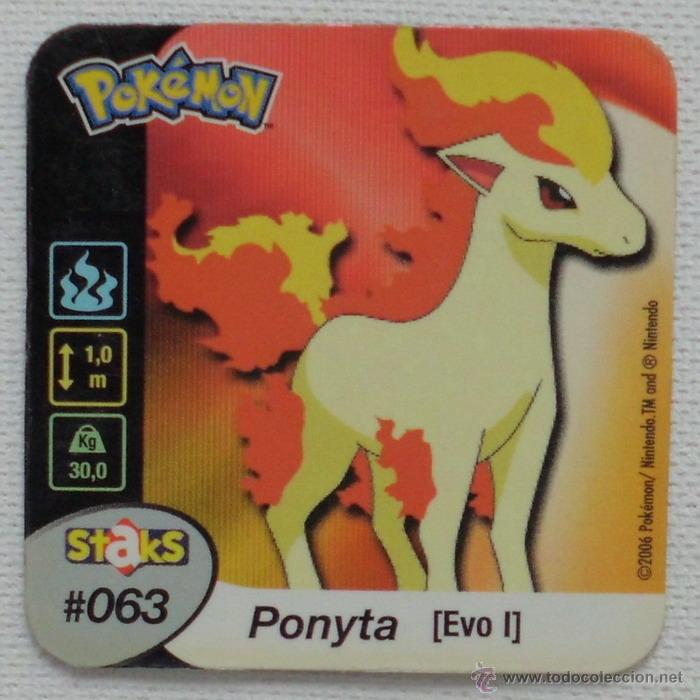 Coleccionismo cromos antiguos: IMAN POKEMON STAKS N&ordm; 63 - Foto 1