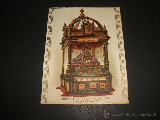 Collezionismo Figurine antiche: MALAGA VINO BYRRH VIOLET HERMANOS CROMO 1889 PUBLICITARIO