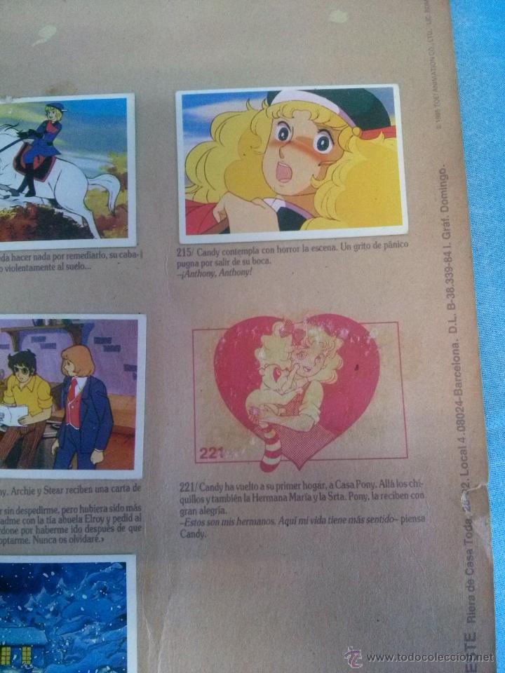 Coleccionismo cromos antiguos: ALBUM INCOMPLETO CANDY CANDY - Foto 11