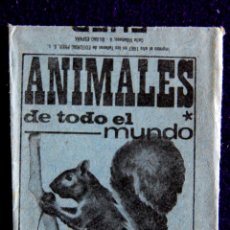 Coleccionismo Cromos antiguos: ANTIGUO SOBRE DE CROMOS VACIO. DEL ALBUM ANIMALES DE TODO EL MUNDO. FHER. 1966.. Lote 363209920