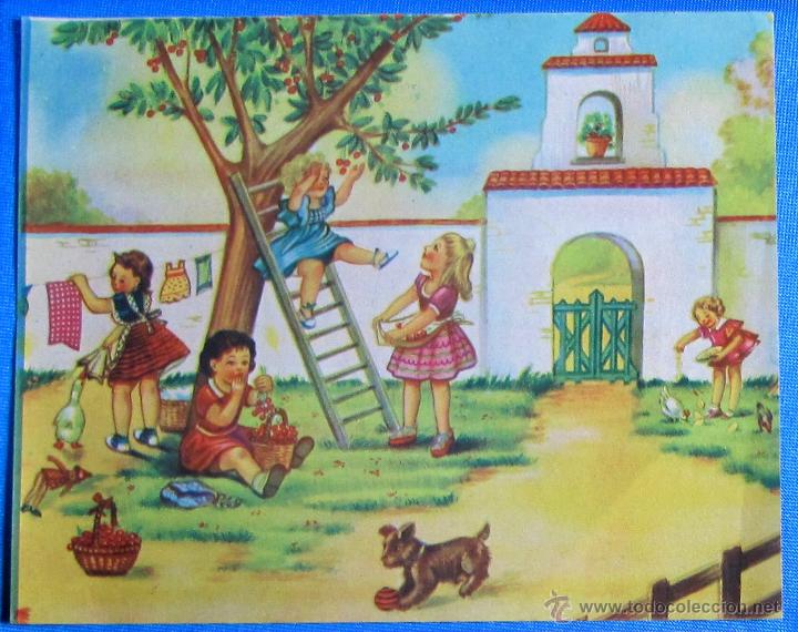 Coleccionismo Cromos antiguos: CROMO / L&Aacute;MINA DE PAPEL QUE SE PON&Iacute;A EN UN CABAS O CAJA DE MADERA O JOYERO, ETC. 1940/50.