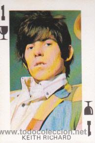 Coleccionismo cromos antiguos: CROMO CARTA EDICIONES ANCEO KEITH RICARD - Foto 1