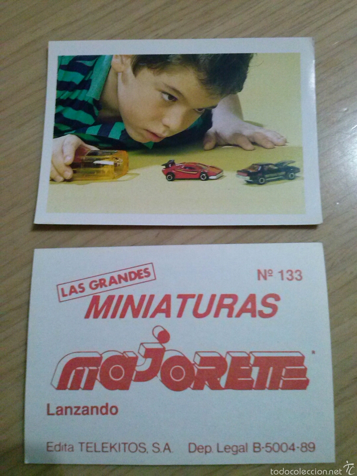 Coleccionismo Cromos antiguos: CROMO MAJORETTE - N&deg; 133 - COLECCION CROMOS LANZANDO