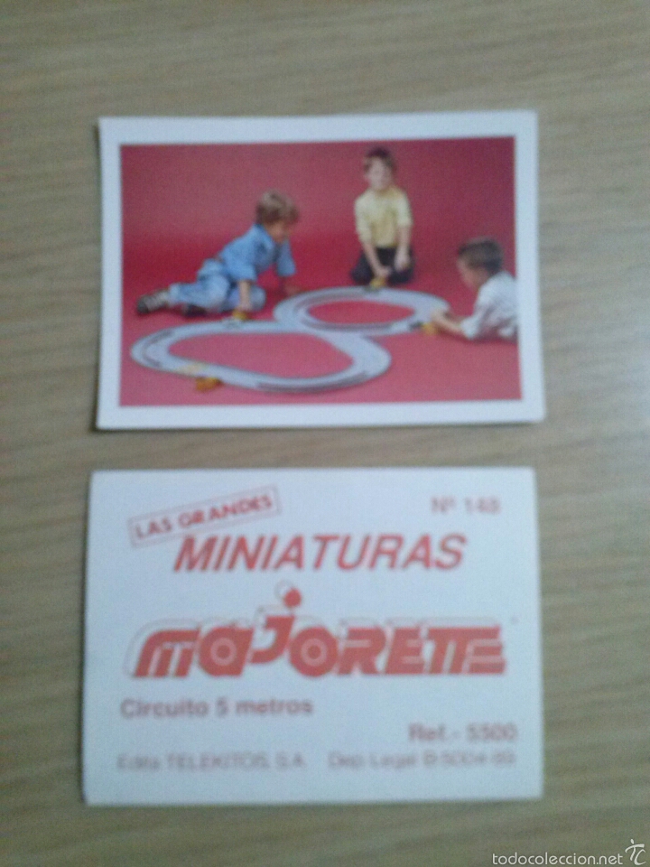 Coleccionismo Cromos antiguos: CROMO MAJORETTE - CROMO N 148 - COLECCION CIRCUITO 5 METROS REF 5500