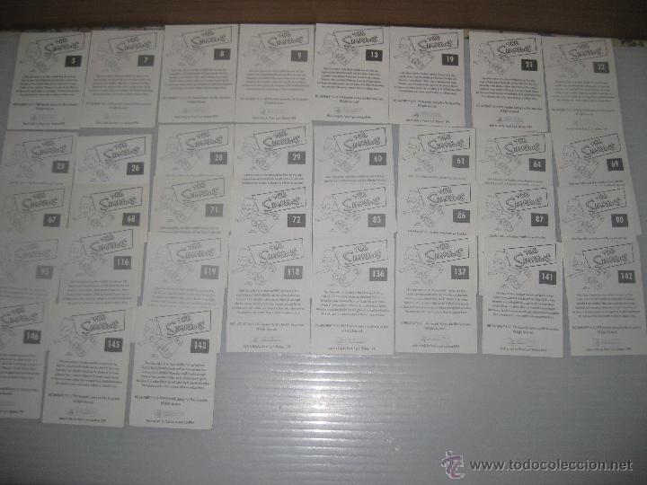 Coleccionismo cromos antiguos: 35 The Simpson 1999. - Foto 2