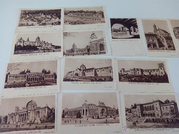Coleccionismo cromos antiguos: 13 cromos de la Exposici&oacute;n Universal de Barcelona - Foto 1