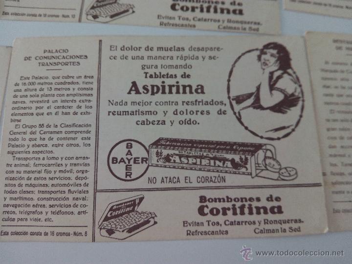 Coleccionismo cromos antiguos: 13 cromos de la Exposici&oacute;n Universal de Barcelona - Foto 4