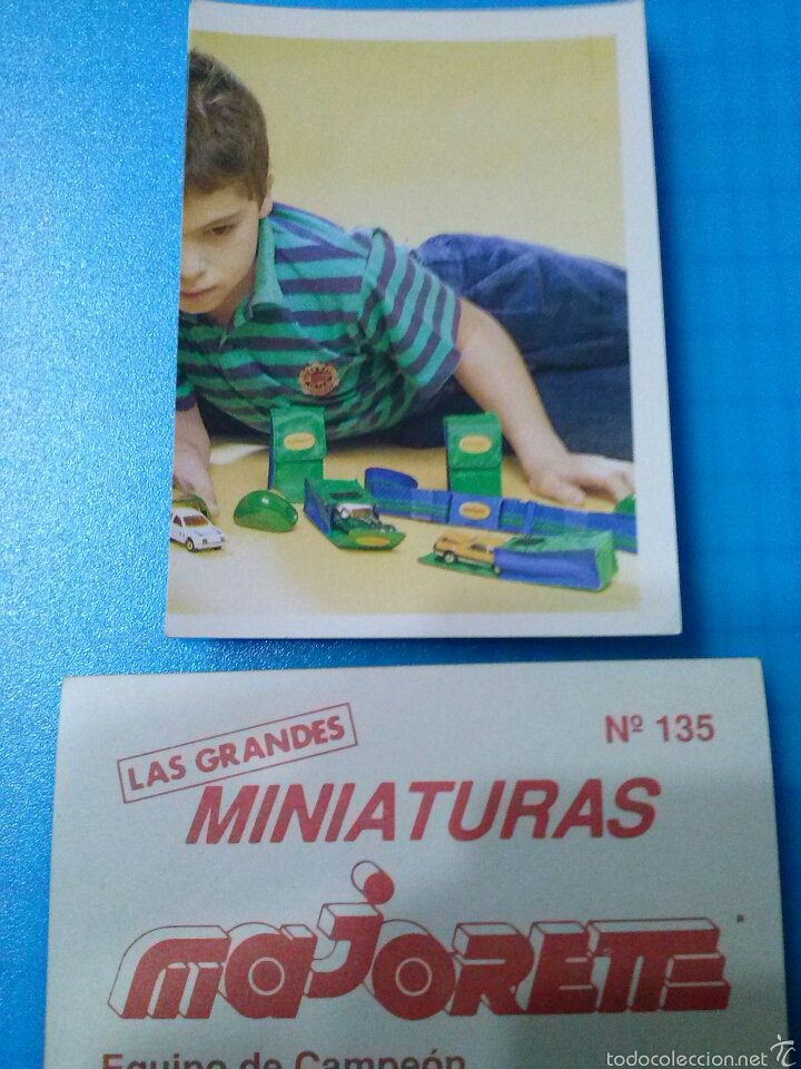 Coleccionismo Cromos antiguos: CROMO MAJORETTE 135 EQUIPO DE CAMPEON