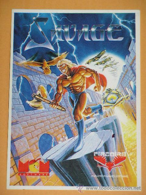 Coleccionismo cromos antiguos: Software Collection cromo n&ordm; 34 sin pegar, Savage - Foto 1