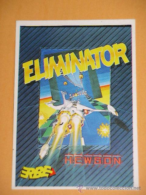 Coleccionismo cromos antiguos: Software Collection cromo n&ordm; 6 sin pegar, Eliminator - Foto 1