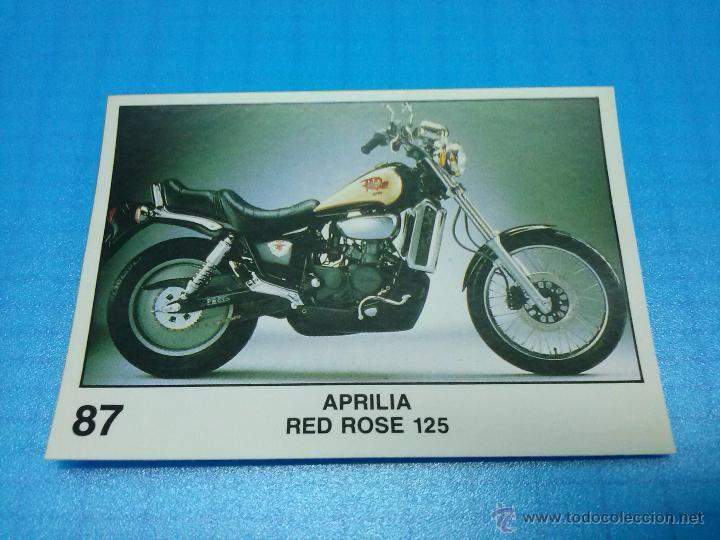 Coleccionismo Cromos antiguos: CROMO PANINI COLECCION SOLO MOTO 87 APRILIA RED ROSE 125