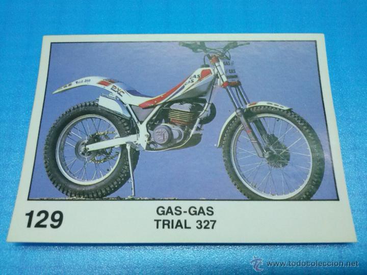 Coleccionismo Cromos antiguos: CROMO PANINI COLECCION SOLO MOTO 129 GAS GAS TRIAL 327