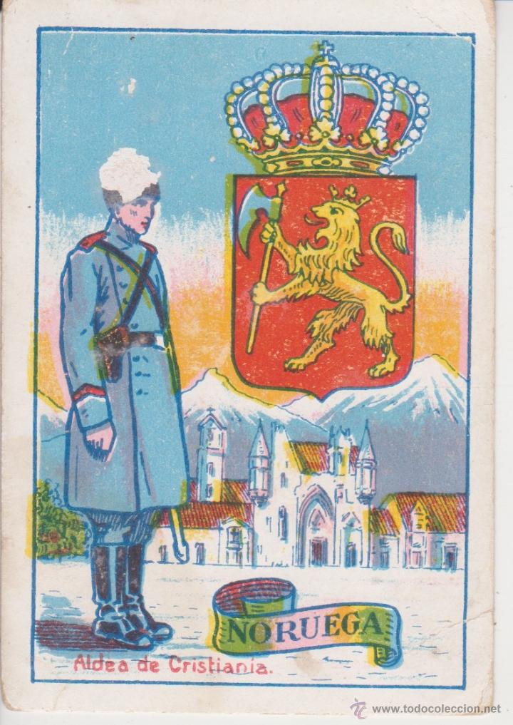 Coleccionismo cromos antiguos: cromo escudos, uniformes y edificios nacionales . NORUEGA . N&ordm; 31 - Foto 1