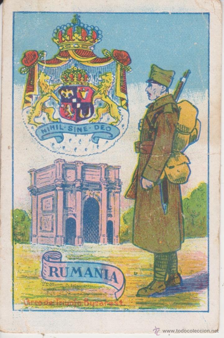 Coleccionismo cromos antiguos: cromo escudos, uniformes y edificios nacionales . RUMANIA . N&ordm; 36 - Foto 1