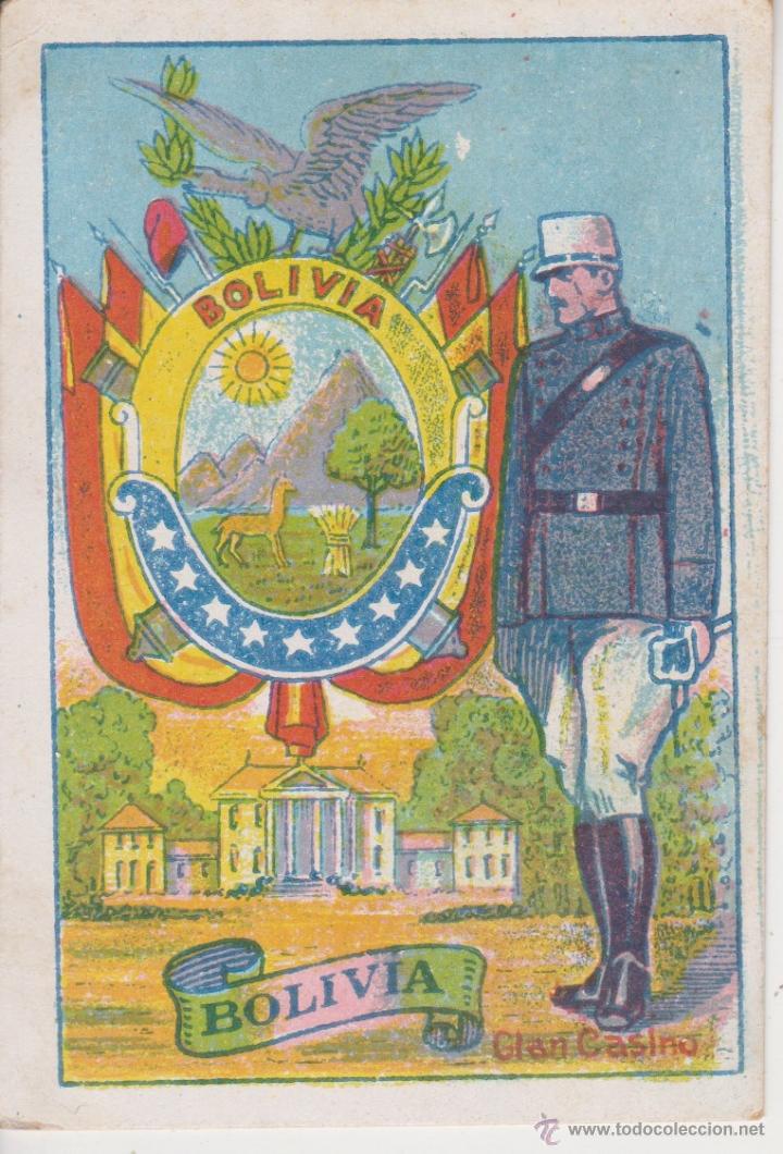 Coleccionismo cromos antiguos: cromo escudos, uniformes y edificios nacionales . BOLIVIA . N&ordm; 7 - Foto 1