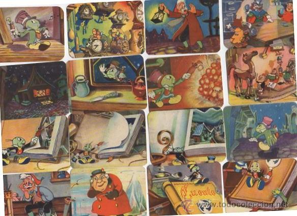 Coleccionismo cromos antiguos: LOTE DE 16 CROMOS DE PINOCHO - Foto 1