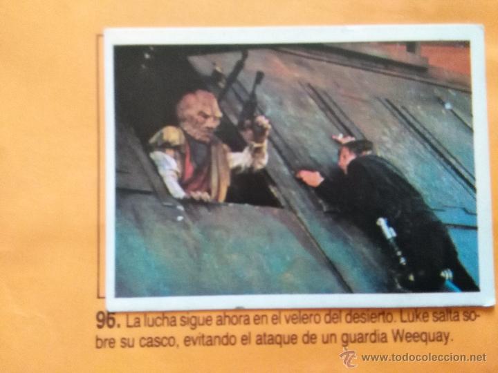 Coleccionismo Cromos antiguos: la guerra de las galaxias el retorno del jedi pacosa dos n 96
