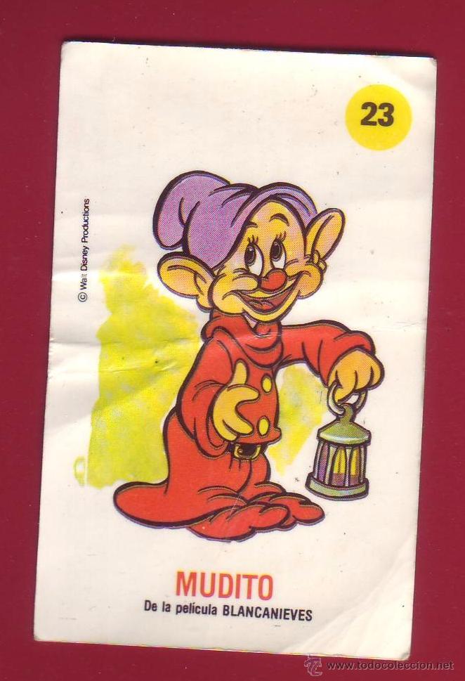Coleccionismo cromos antiguos: CROMO BIMBO - PLASTICROMOS , LOS AMIGOS DE MICKEY NUM 23 MUDITO - Foto 1