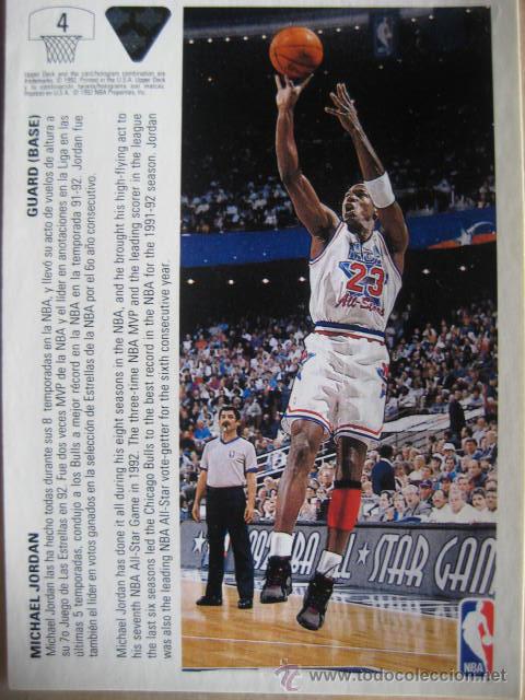 Coleccionismo cromos antiguos: CROMO MICHAEL JORDAN UPPER DECK - Foto 2