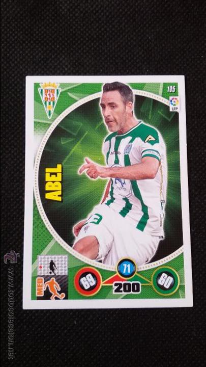 Coleccionismo cromos antiguos: Cromo liga bbva 2014 15 - ABEL - Foto 1