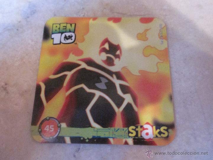 Coleccionismo cromos antiguos: STAKS BEN 10 N&ordm; 45 - Foto 1