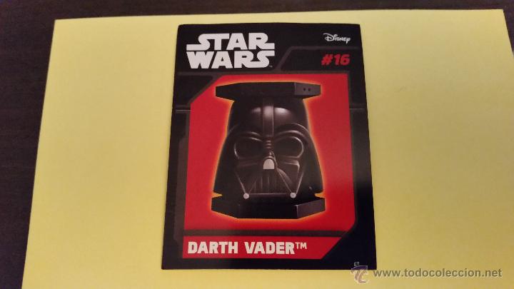 Coleccionismo cromos antiguos: CROMO ABATONS STAR WARS N&ordm; 16 DARTH VADER - Foto 1