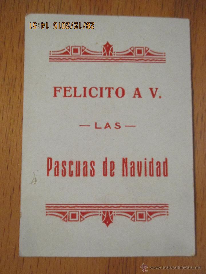 Coleccionismo cromos antiguos: FELICITACION DE PASCUAS - Foto 2